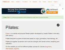 Tablet Screenshot of pilates3.com